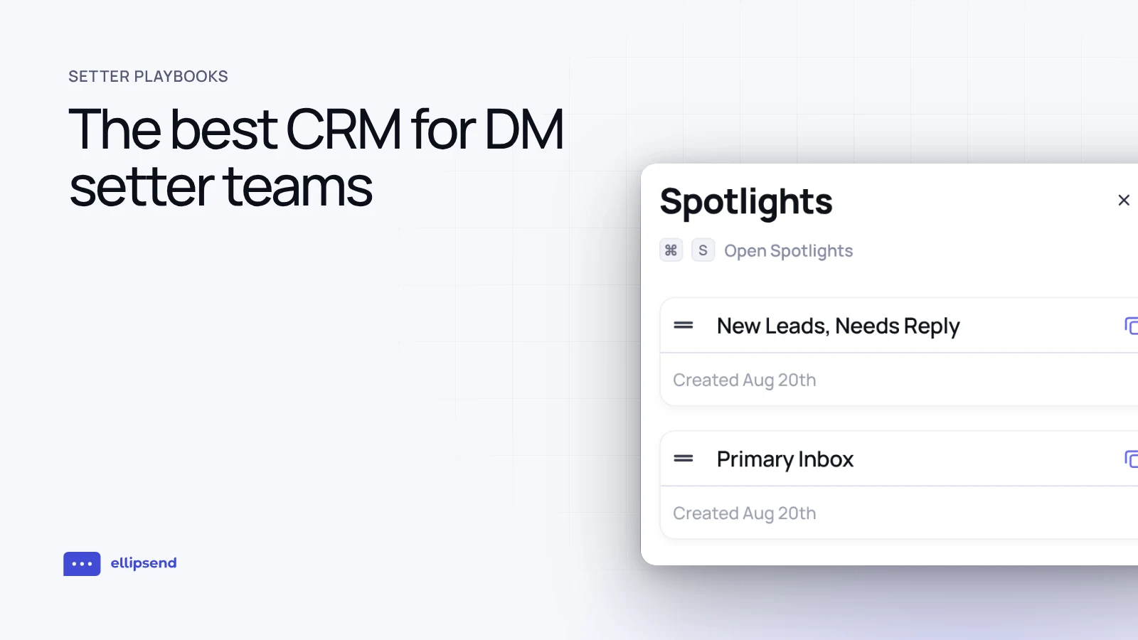 The best CRM for DM setter teams
