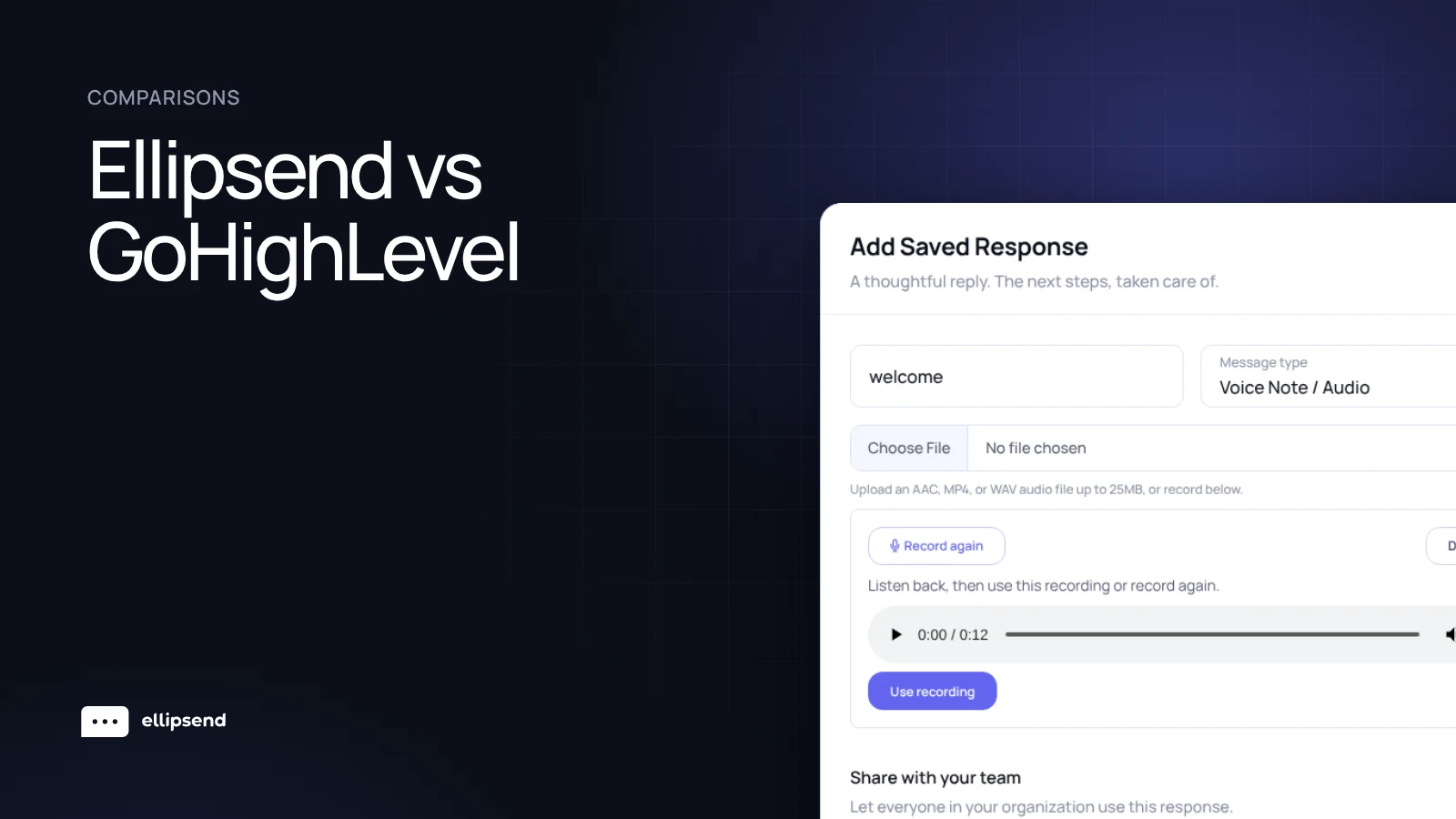 Ellipsend vs GoHighLevel
