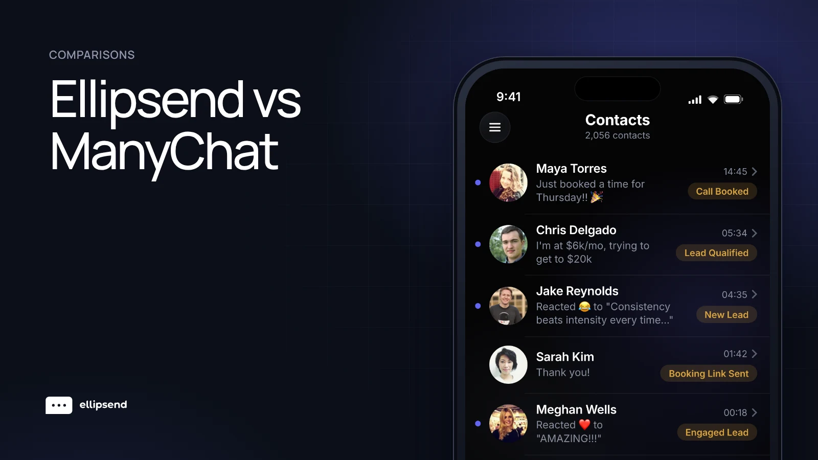 Ellipsend vs ManyChat