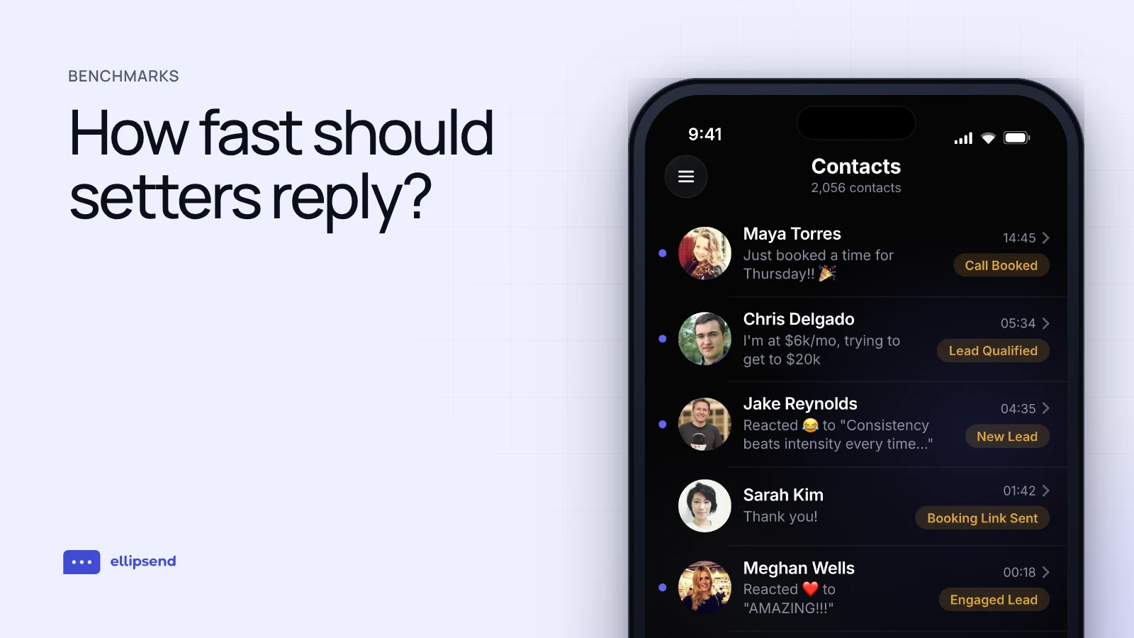 How fast should setters reply?
